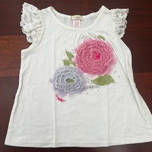 Spoiled Angels Cream Top size 4